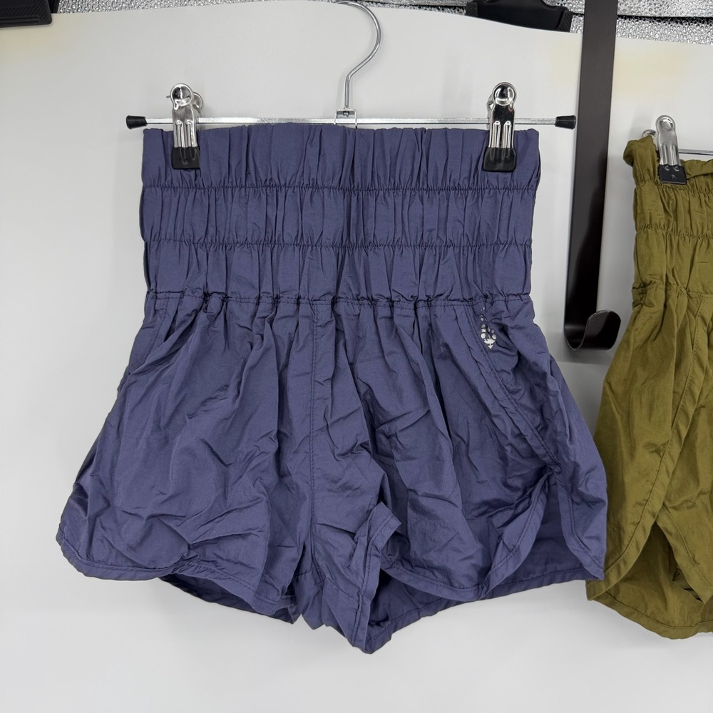 FP Movement by Free People The Way Home shorts in a purple/deep sea XS
